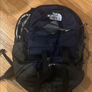 The North Face Men's Navy and Black Backpack